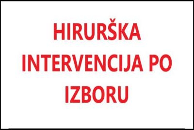 Hirurška intervencija po izboru u poliklinici Đukić