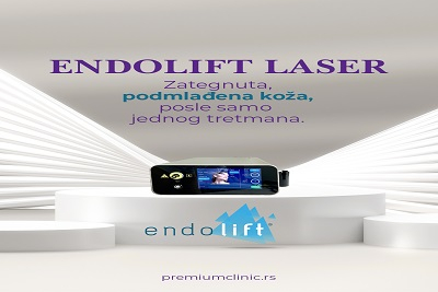Tretman Endolift laserom: podočnjake, jagodice, donju trećinu lica, podbradak i vrat kao i ostale delove tela ( nadlaktice, stomak, bokove, butine, kolena, listove...)